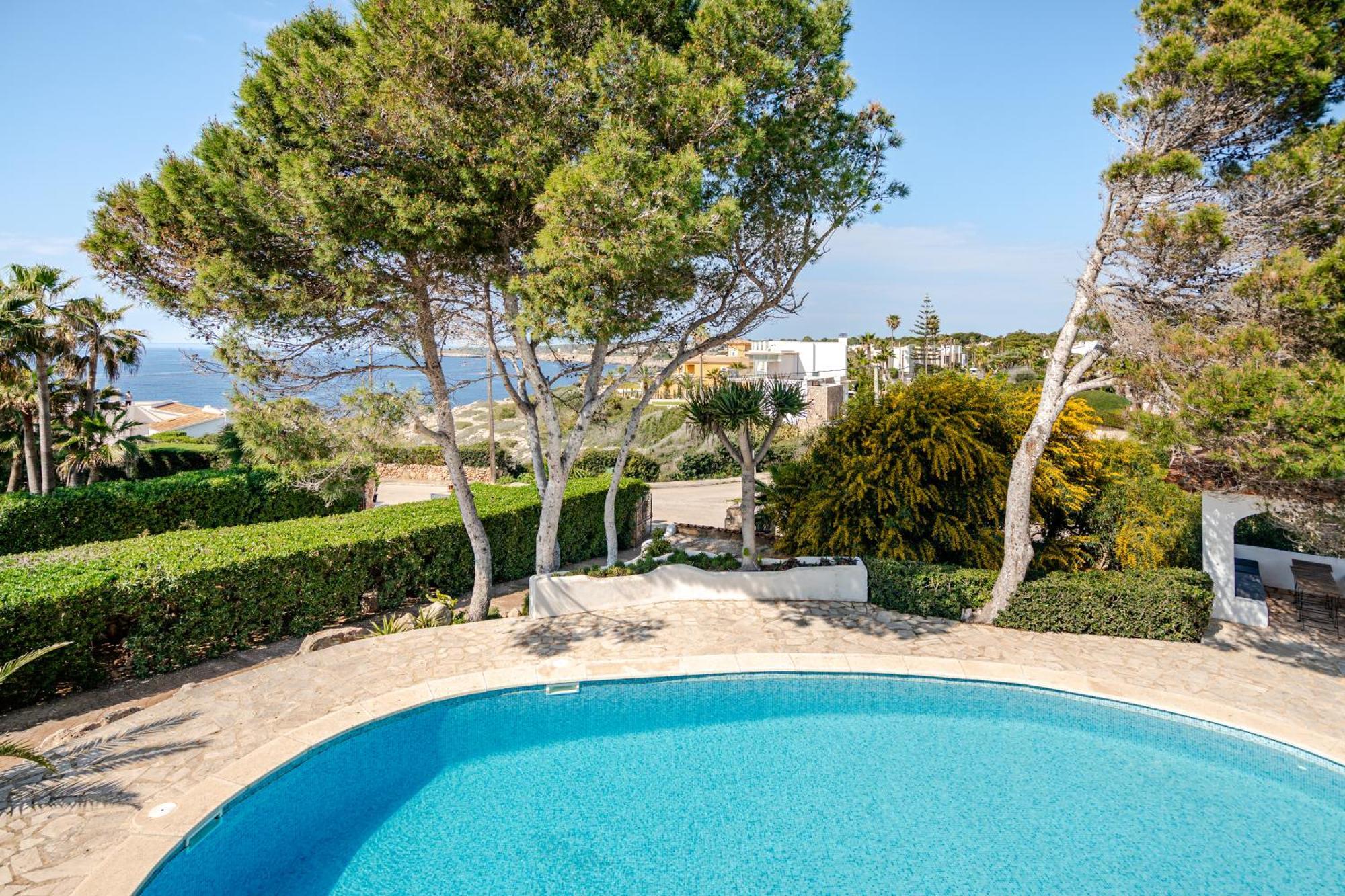 Gigantische Villa Mit Meerblick, Panoramablick & Pool-Oase Cala Pi  Exterior photo